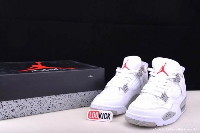 Official Maikesneakers White Retro Jordan (2021) 4 CT8527-100 Oreo 0701